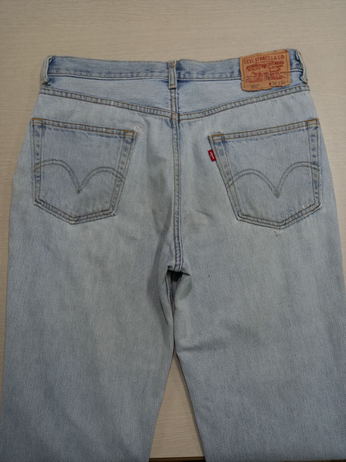 34 07's 리바이스550 Mexico 리페어진 연청 34-551 상품이미지4