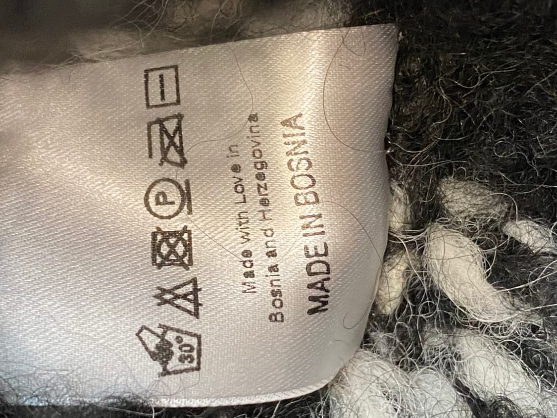 미카엘라 버거 체크 니트 가디건 상품이미지5