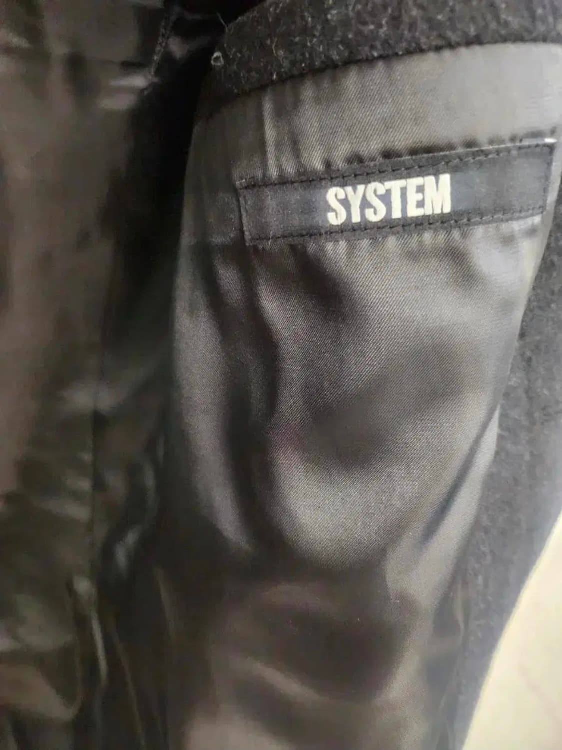 시스템 모 싱글 코트 상품이미지4