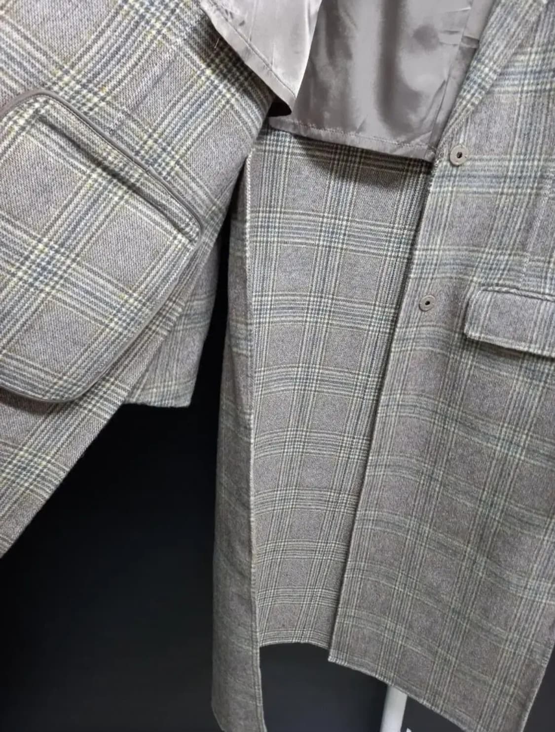 새 3ROOM 핸드메이드 맥시 롱코트 66 상품이미지6