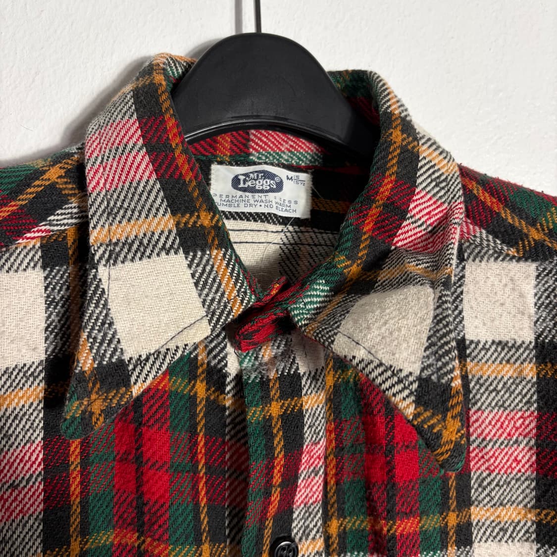70s Mr. Leggs 체크 남방(M) 상품이미지4