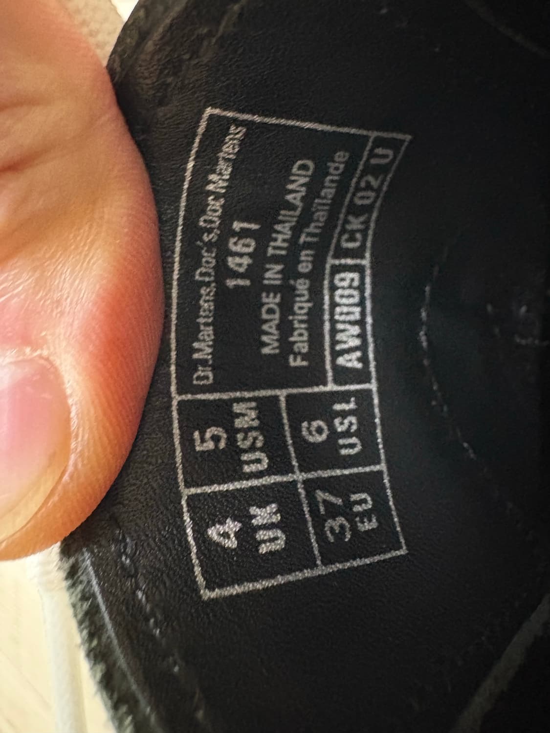 닥터마틴 1461 3홀 ws 스무스 230 상품이미지7