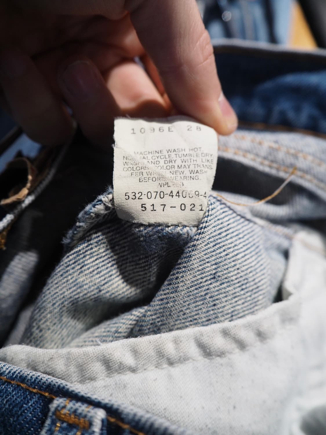 1990's Levi's 517 boots cut denim 상품이미지8