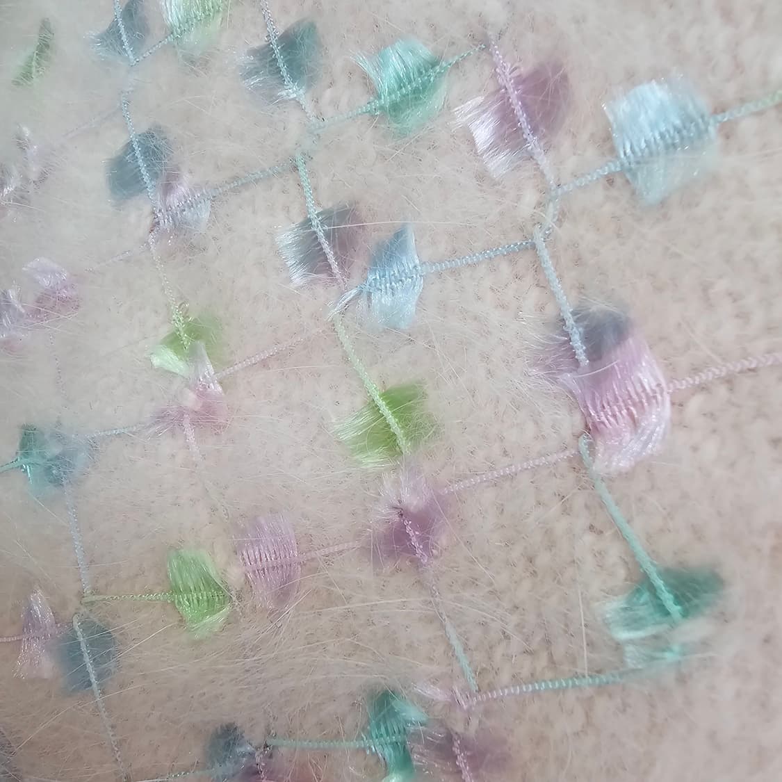 핑크 파스텔 자수 앙고라 니트 상품이미지7