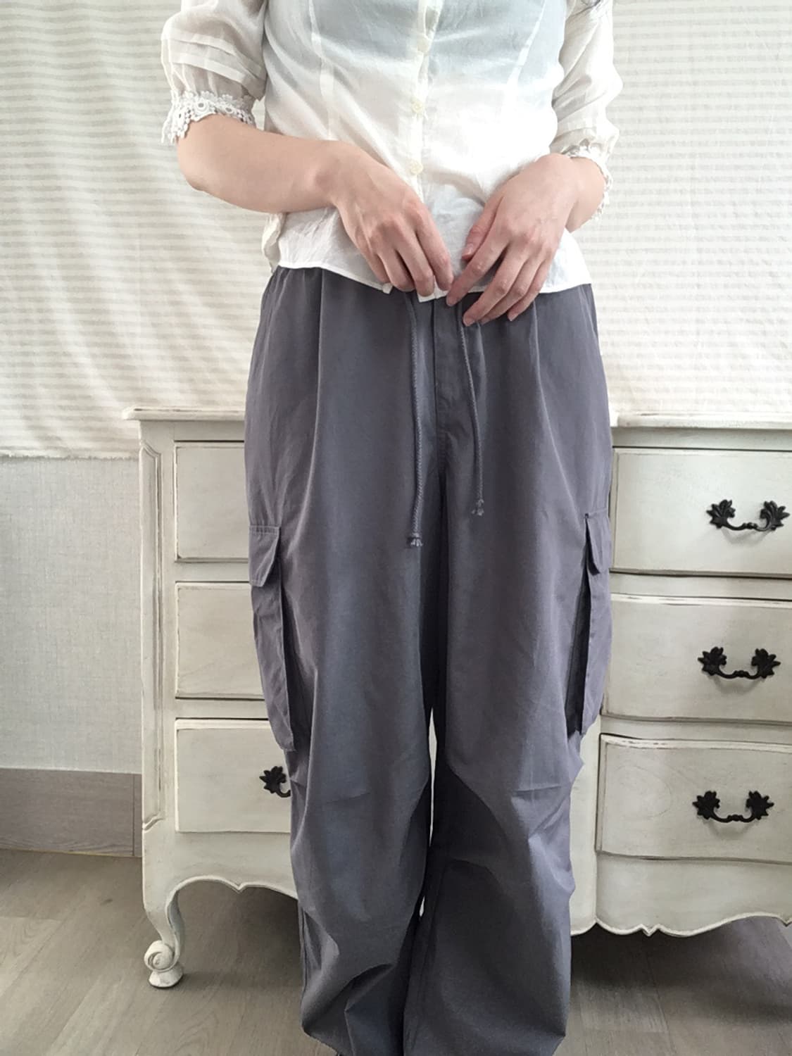jpn vintage gray cargo pants 상품이미지2