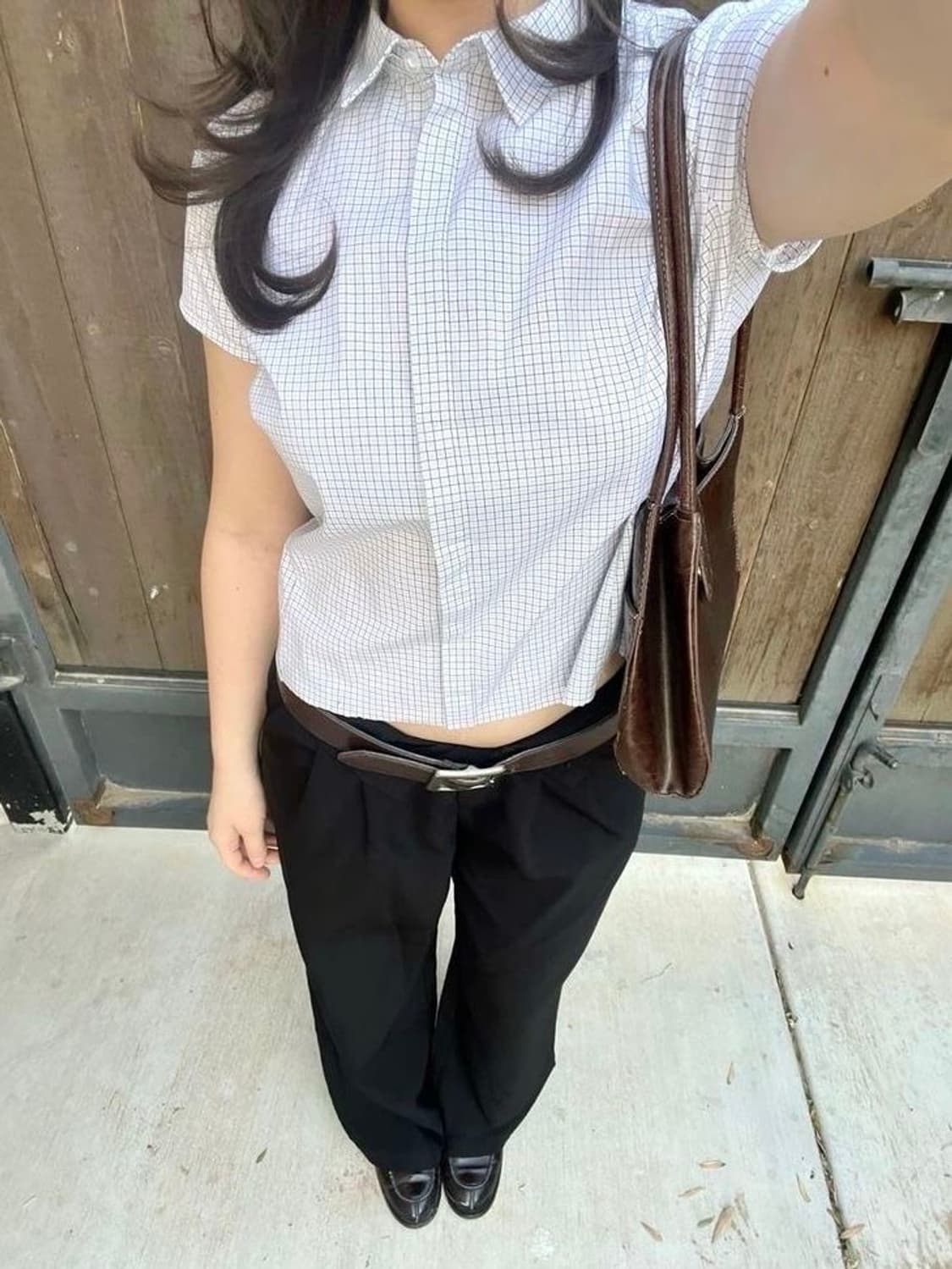 브랜디멜빌 체크 밀리 셔츠 상품이미지5