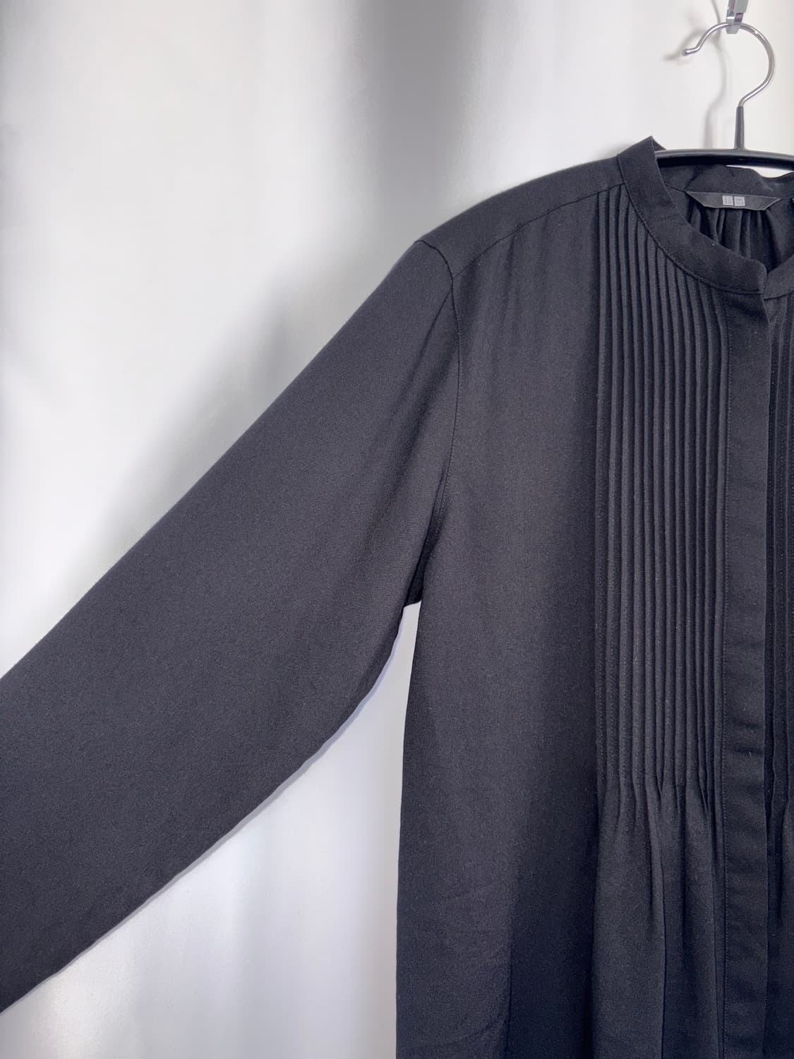 블랙 블라우스 상품이미지3