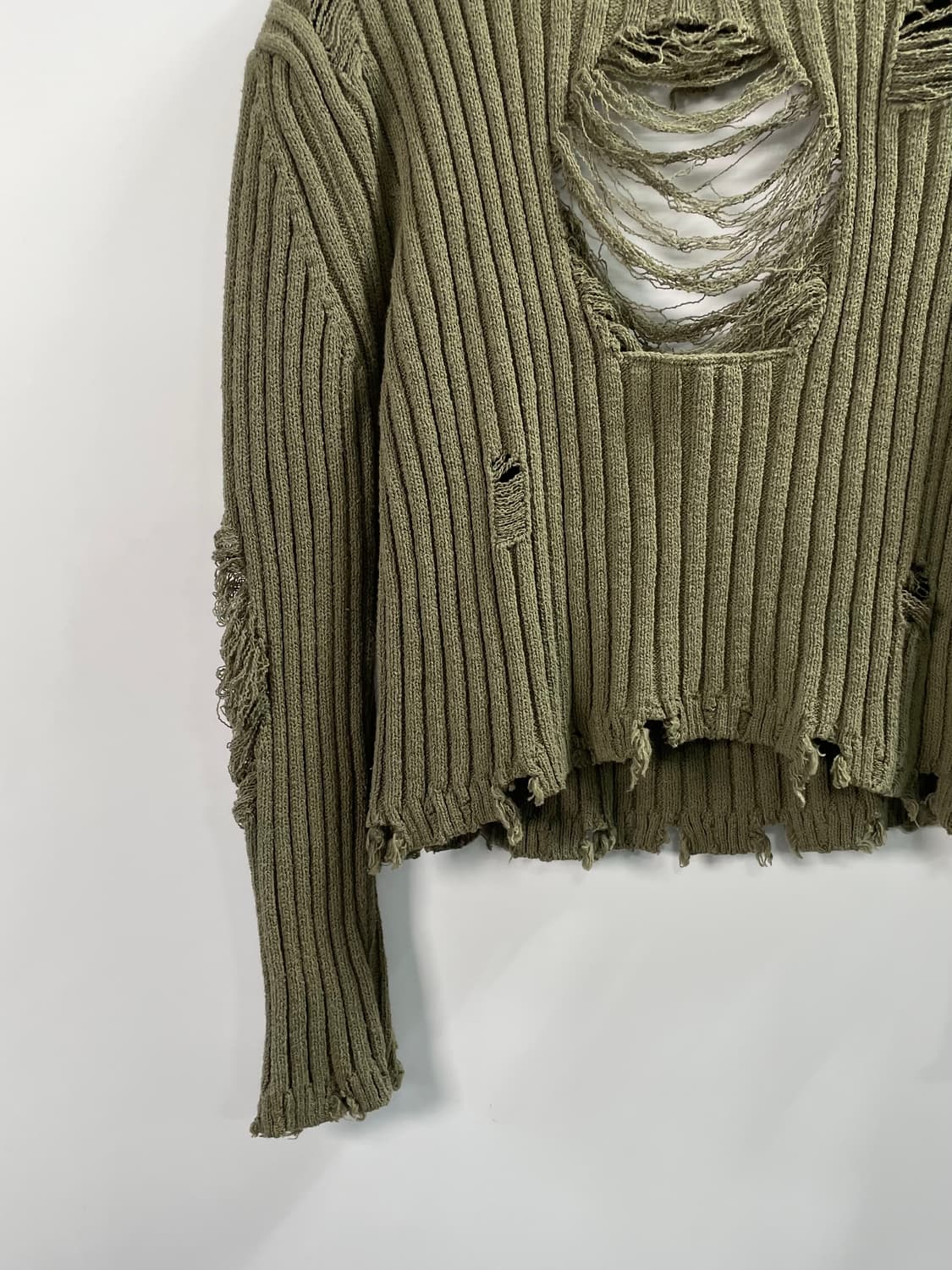 오픈와이와이 그런지 하트 골지 니트 (on.116) 상품이미지4