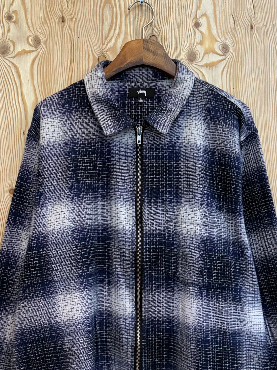 스투시 잭 쉐도우 플래드 집업 상품이미지2