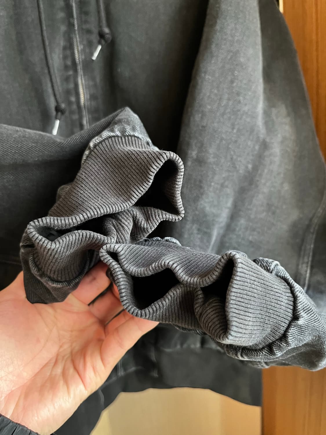 칼하트 WIP 메이틀랜드 데님 OG 액티브 자켓 블랙 스톤 워시드 상품이미지4