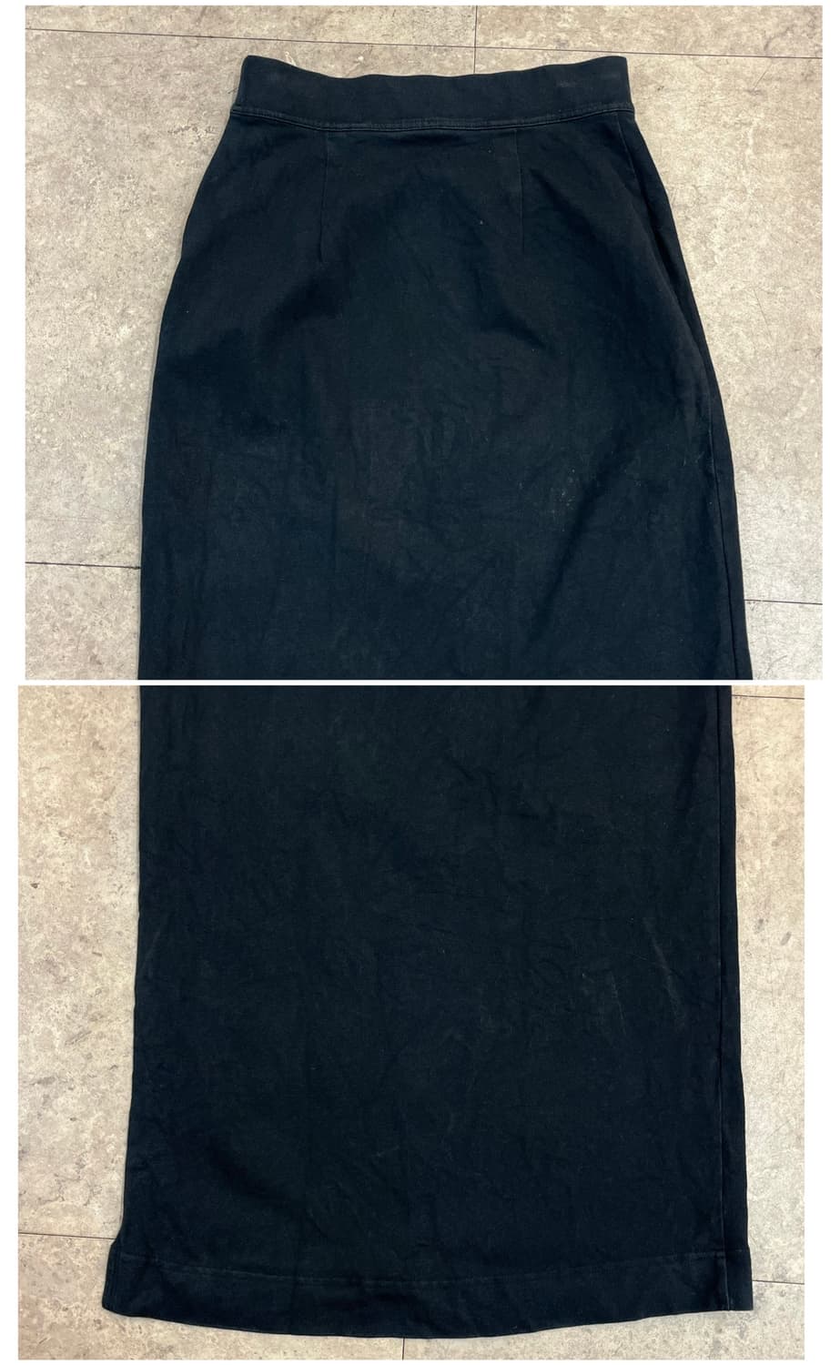 나이키 스우시 스웻 트임 롱스커트 블랙 M #csz3918 상품이미지9