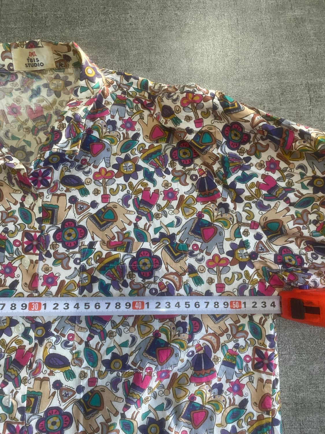 일본빈티지 Tbisstudio 오리엔탈보헤미안 인도풍 포켓셔츠 상품이미지3