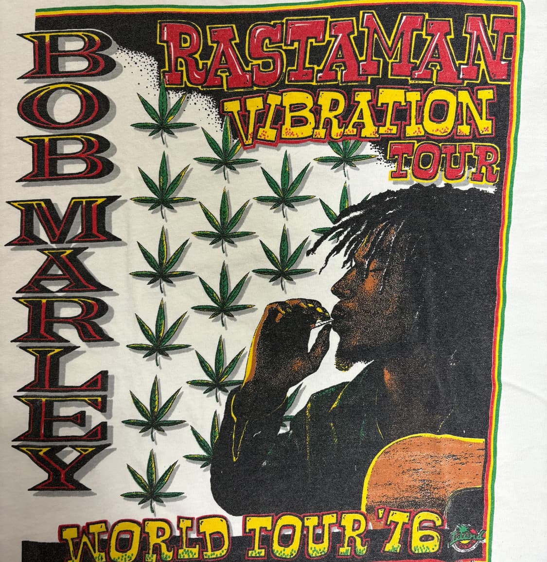 Bob Marley 76 tour shirt bootleg 상품이미지3