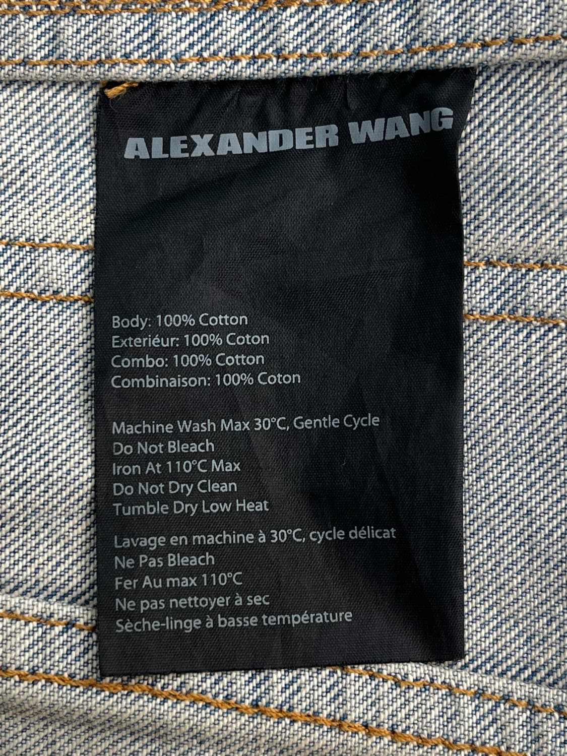 알렉산더 왕 데님 발마칸 자켓 상품이미지7