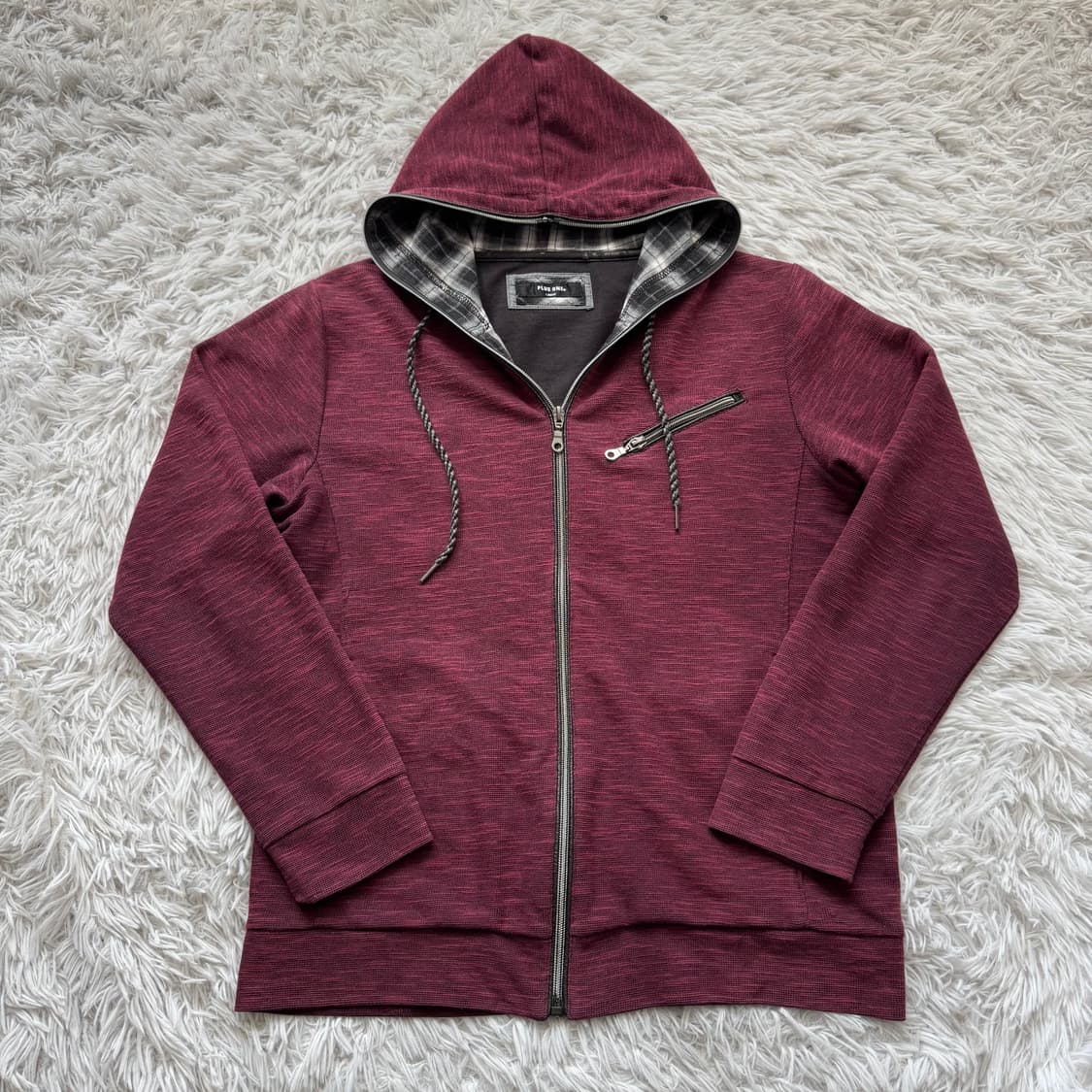 PLUS ONE 일본빈티지 y2k 후드집업 노드후드집업 L 100 상품이미지2