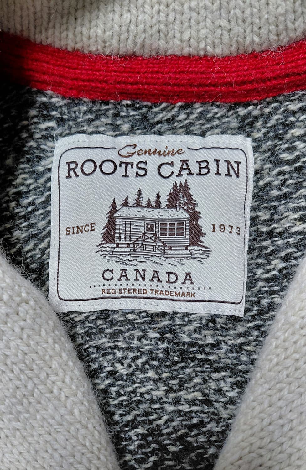 (S) 캐나다 브랜드 Roots(루츠) 캐빈 숄칼라 가디건 상품이미지4