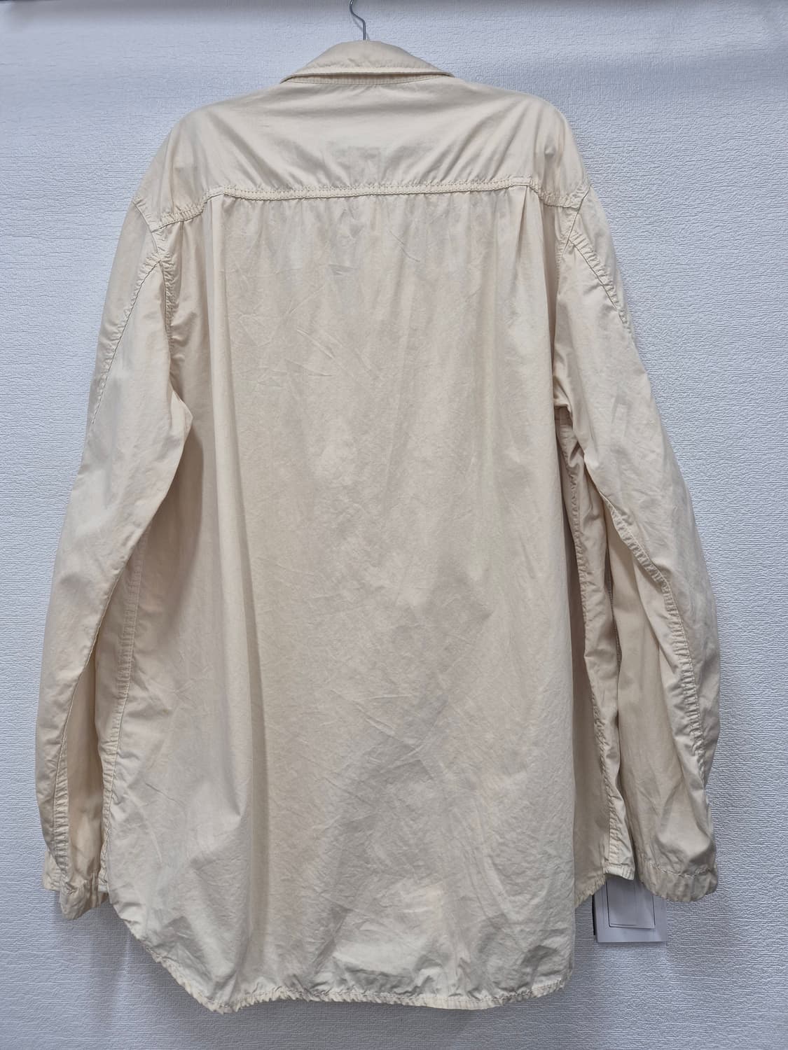 스톤아일랜드 올드이펙트 오버셔츠 아이보리 자켓 /3XL(정품) 상품이미지4