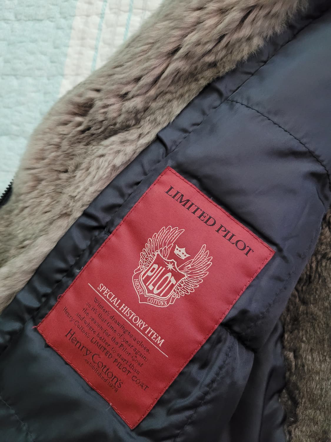 헨리코튼 Hennry Cotton 리미티드 파일럿 다운코트 100사이즈 상품이미지7