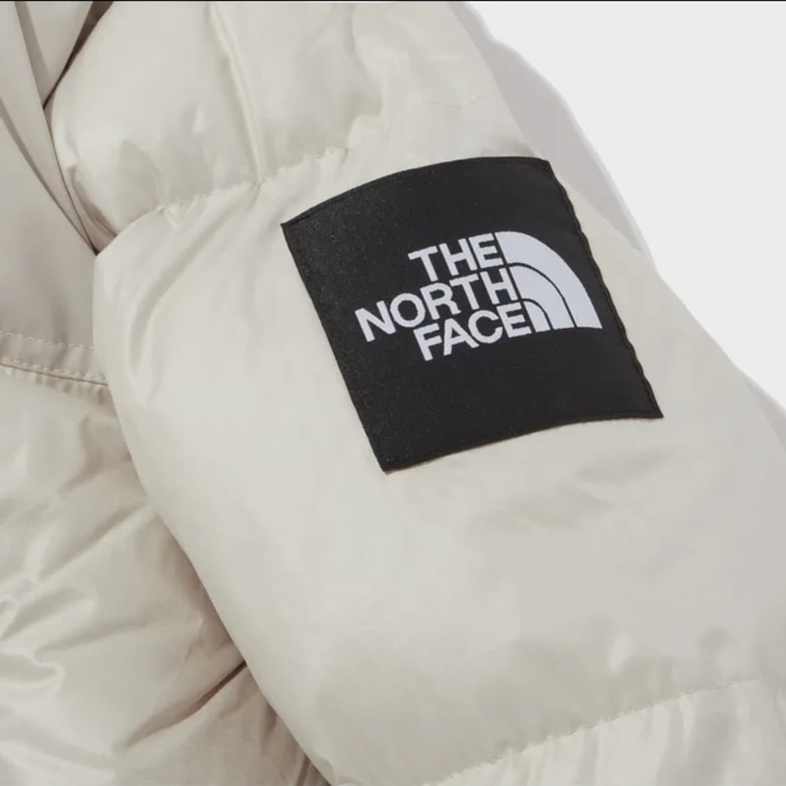 노스페이스 화이트 라벨 노벨티 눕시 다운 자켓 크림 베이지 패딩 S 85 상품이미지4