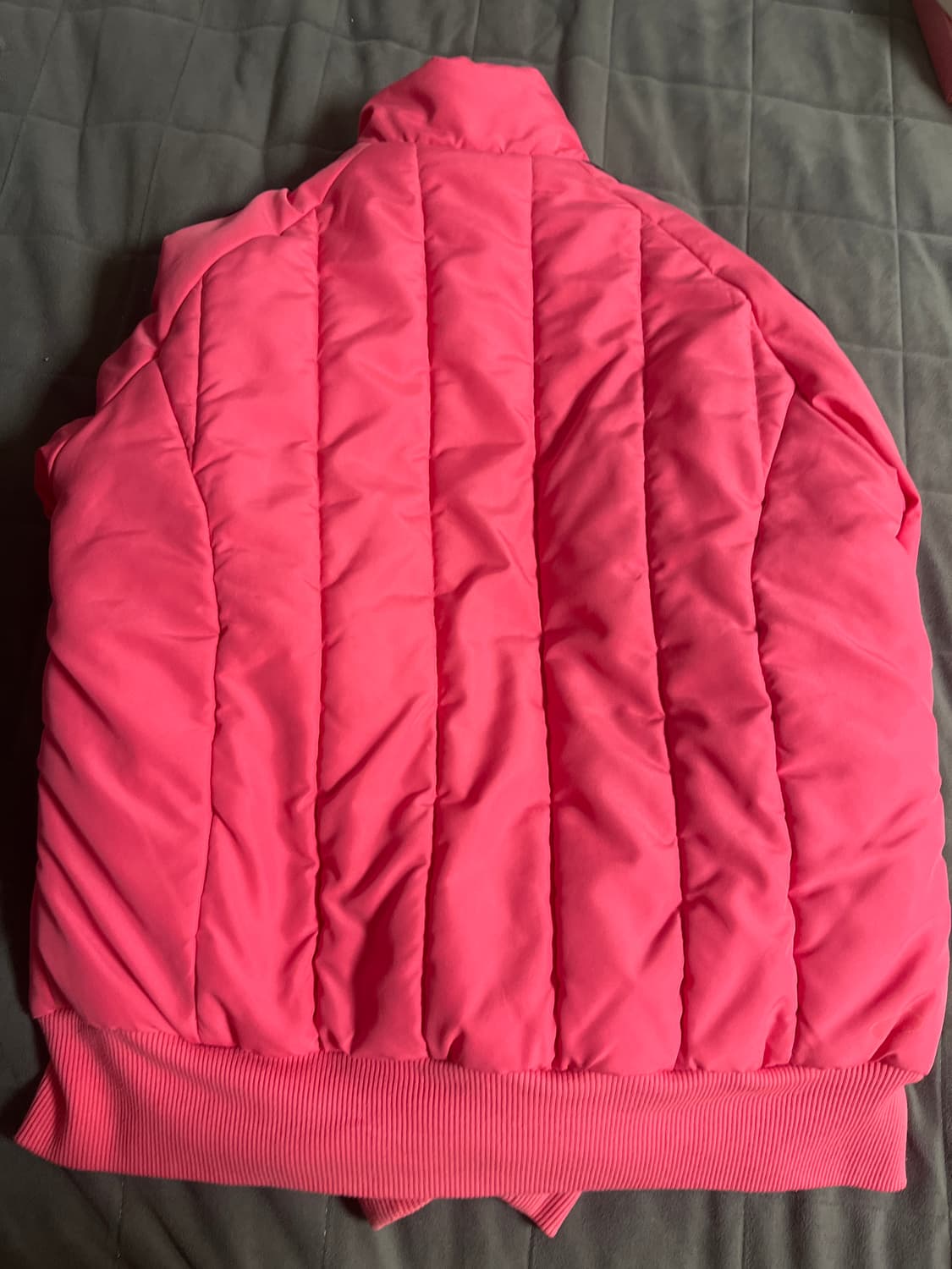 빈티지 아디다스 경량패딩 핫핑크 기모안감  상품이미지2