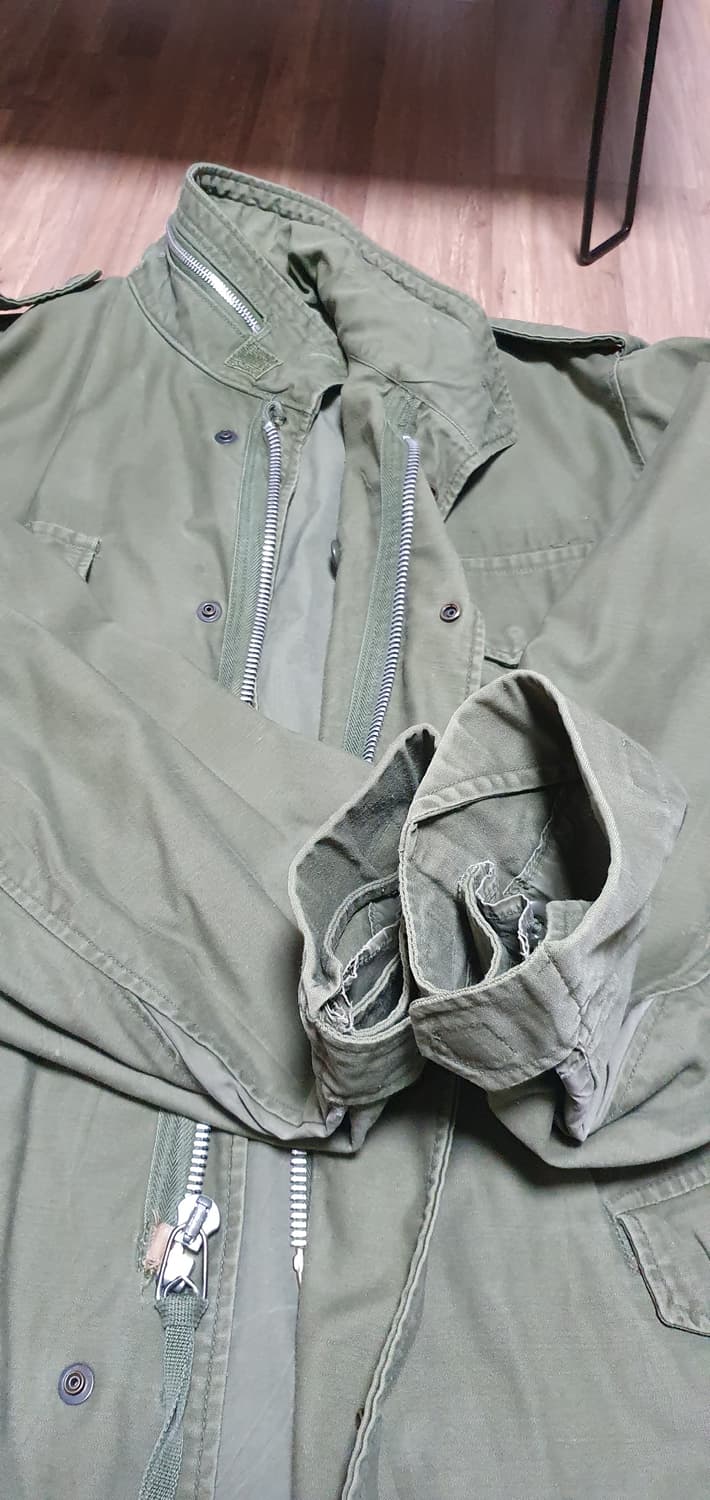 미군 m65 필드자켓 2세대 미디움 레귤러 MR 야전상의 상품이미지5