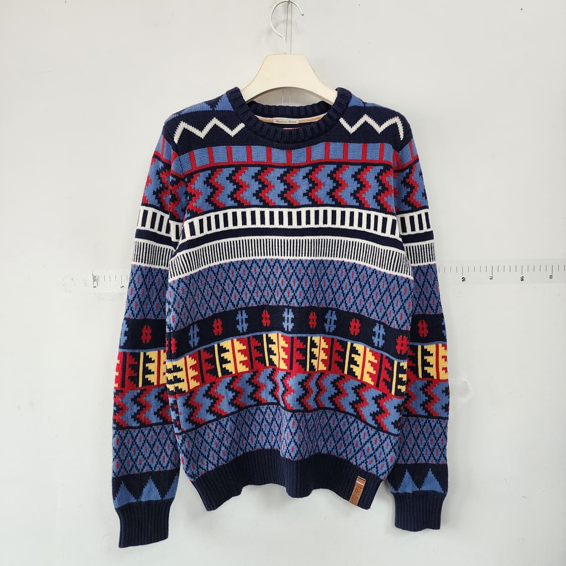 타미힐피거 패턴 니트 스웨터 상품이미지1