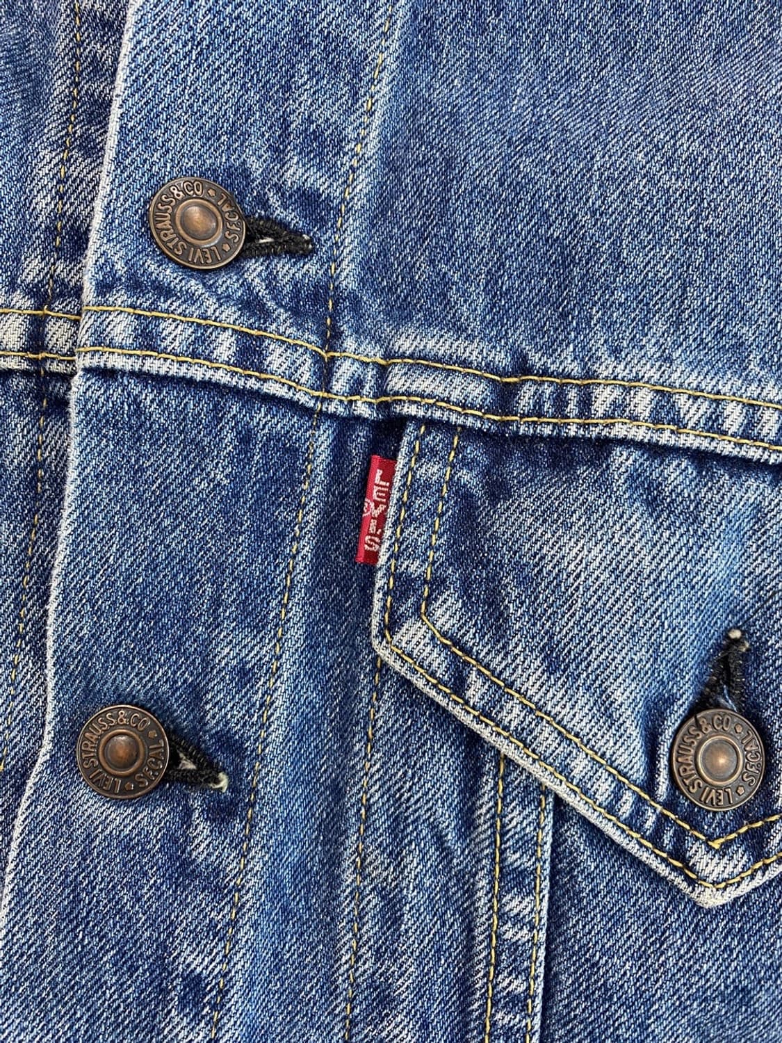 90‘s 리바이스 71557 Big E 데님 자켓 상품이미지5