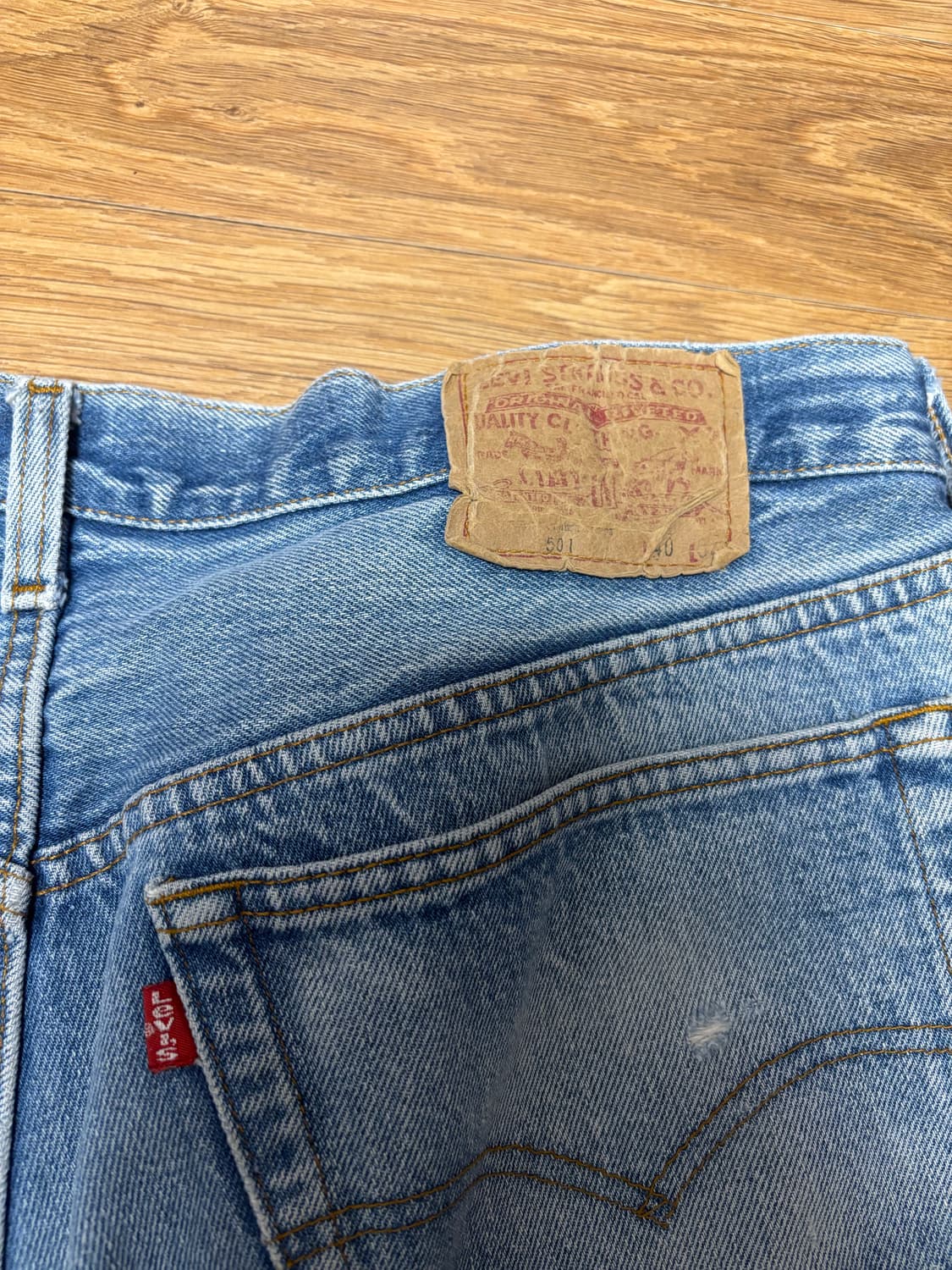 80s 리바이스 501 데님팬츠 상품이미지3