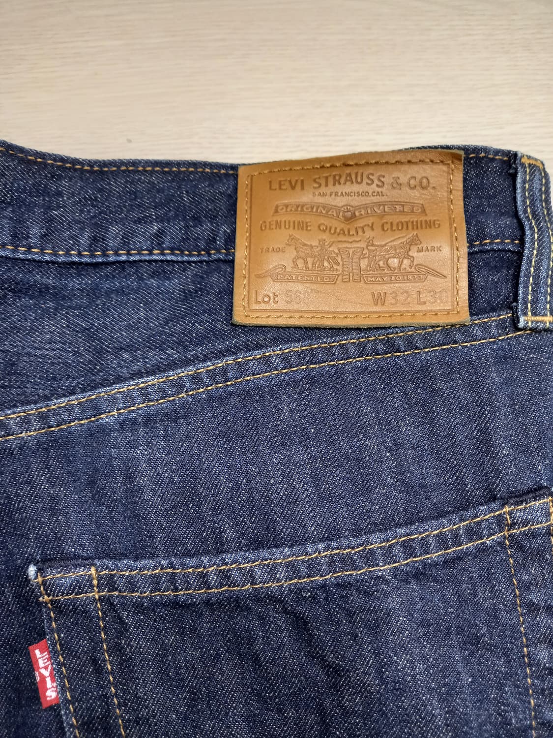 33 빅E 리바이스568 린넨18% 세미와이드진 33-430 상품이미지5