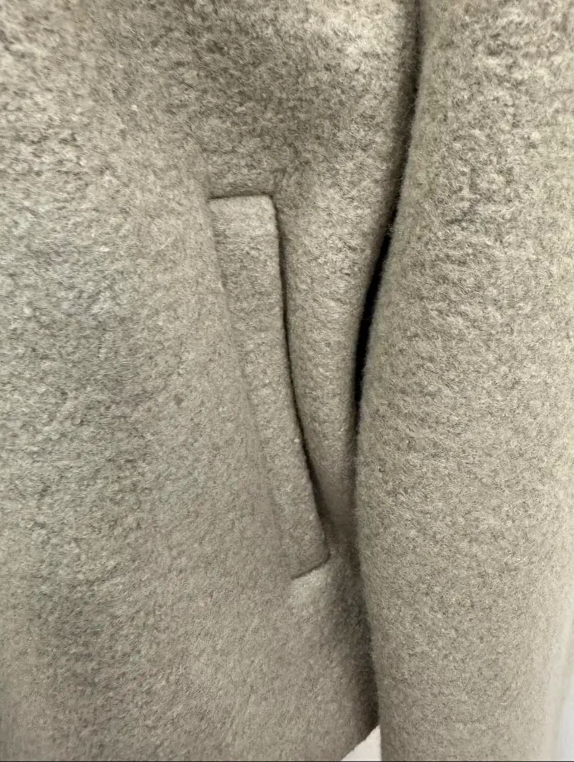 URAGO 유라고 21년 울70 부클 숏코트 상품이미지4