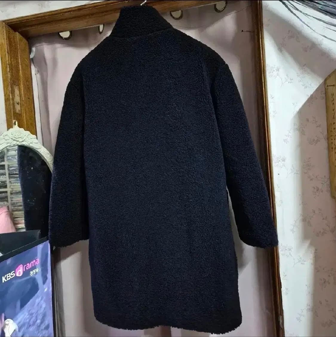 새상품상태 미쏘 양털 떡볶이코트 후리스 s 상품이미지4