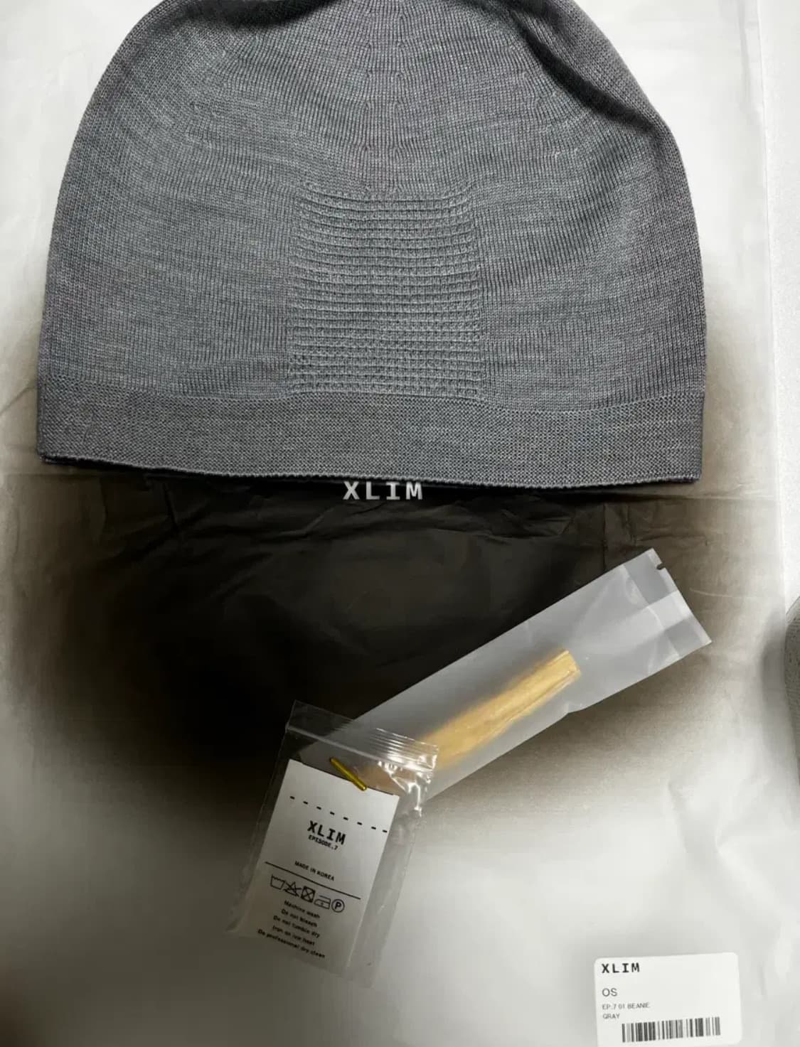 xlim 엑슬림 ep6 비니 그레이 상품이미지1