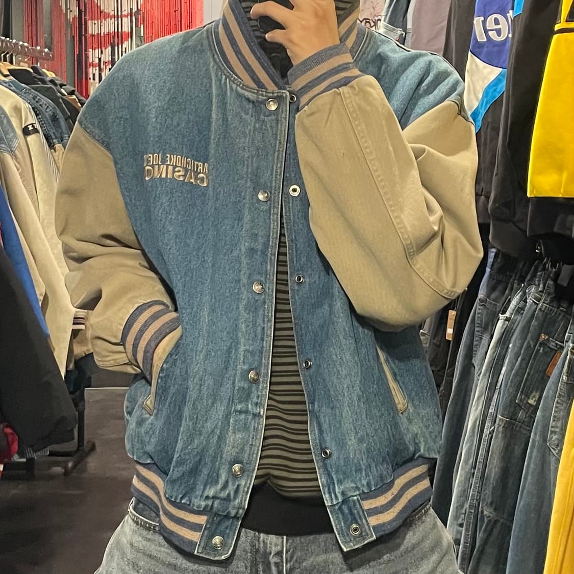 [IM] Tri-Mountain 바시티 자켓 중청 상품이미지2