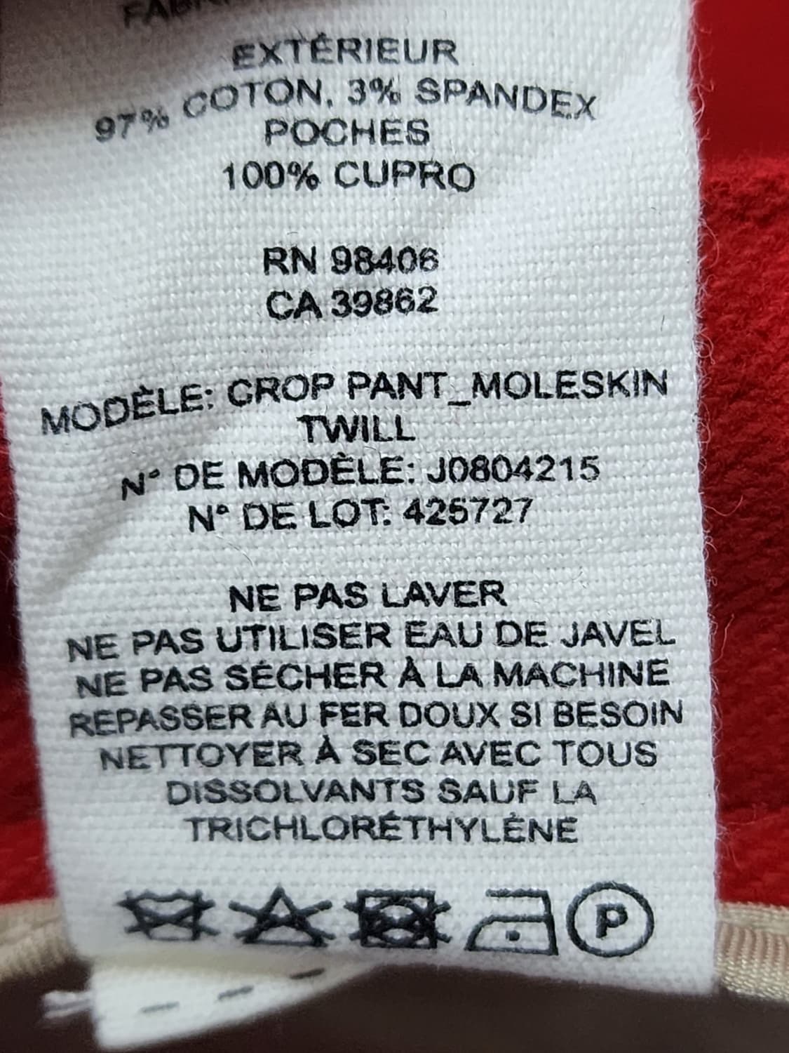 Theory 몰스킨 트윌 크롭 팬츠 상품이미지9