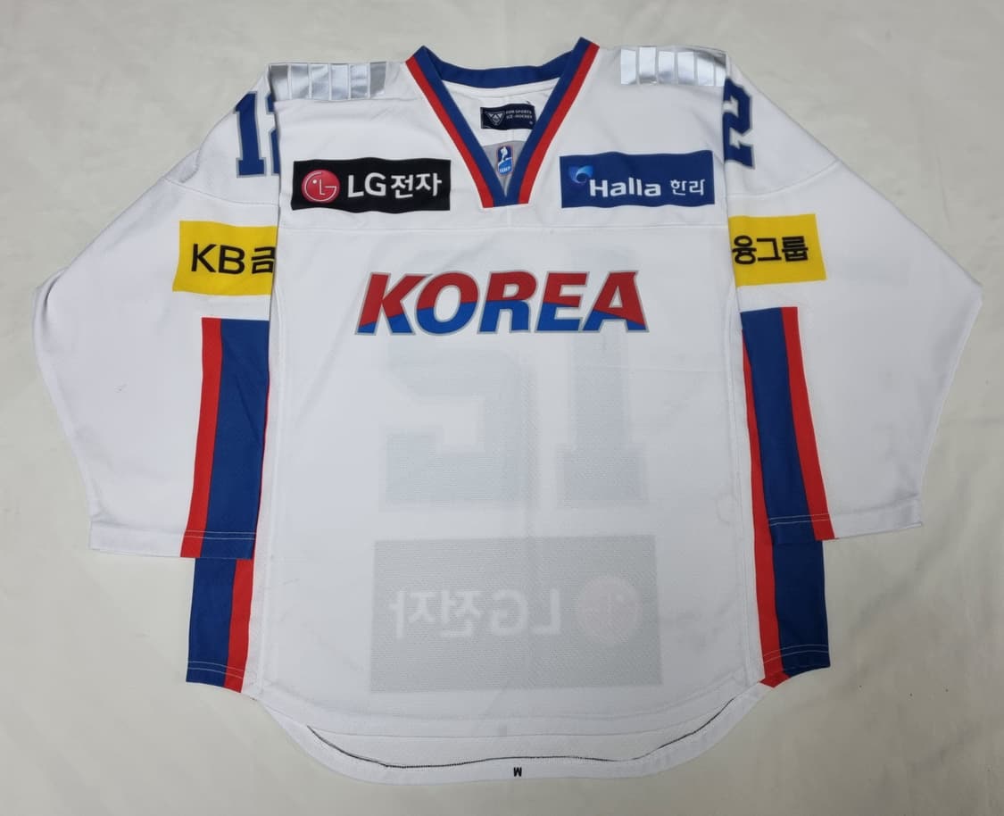 대한민국 국대 아이스 하키 12번 실착 유니폼 팝니다 상품이미지1