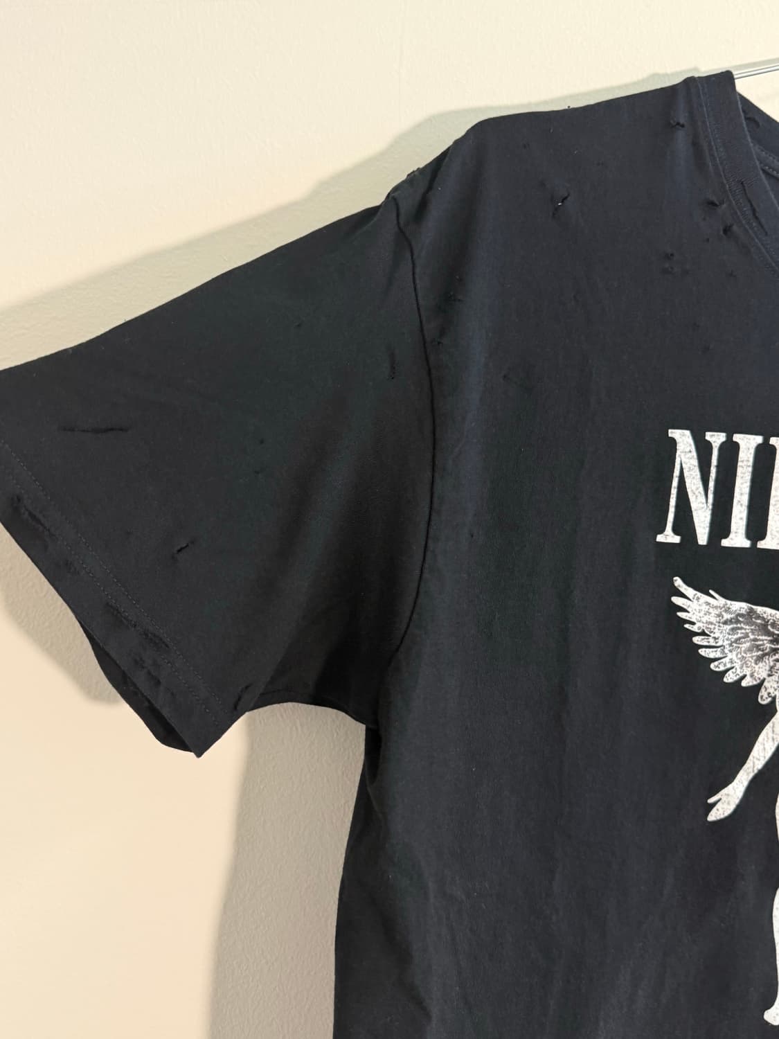 NIRVANA vintage distressed washing shirt 상품이미지6