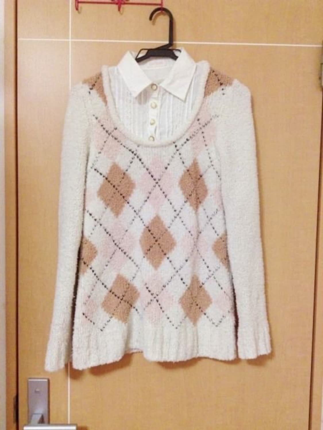 (구해요) 리즈리사 아가일 니트 구해요 상품이미지2