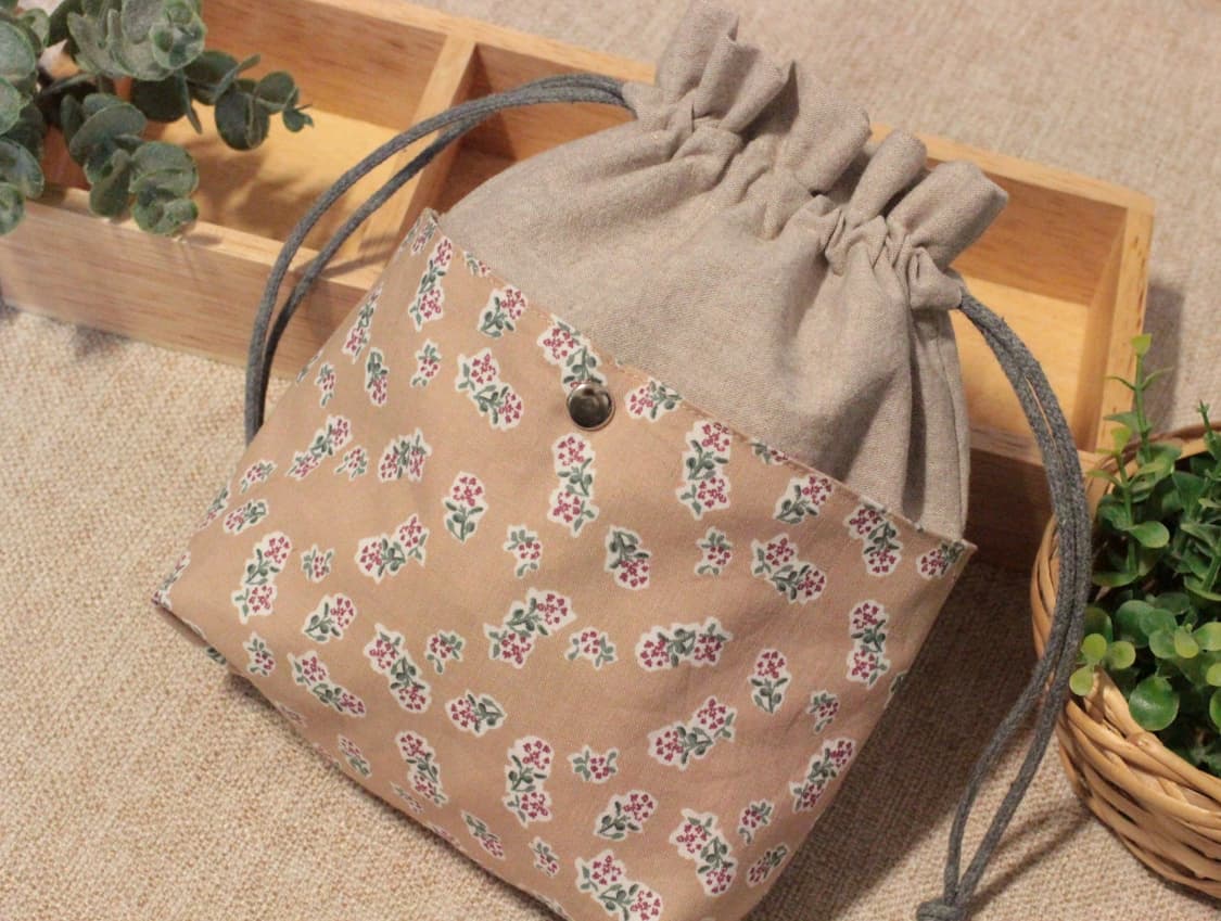 핸드메이드 2포켓 스트링 파우치 상품이미지7