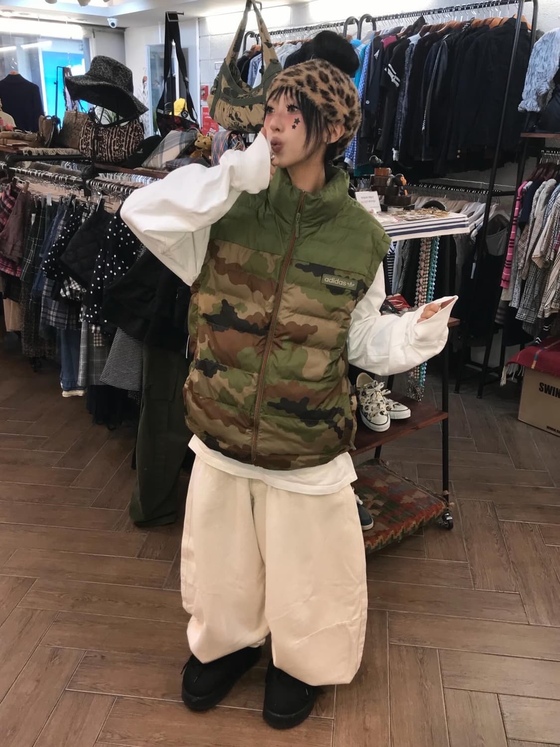 Adidas Camouflage Padded Vest 상품이미지2