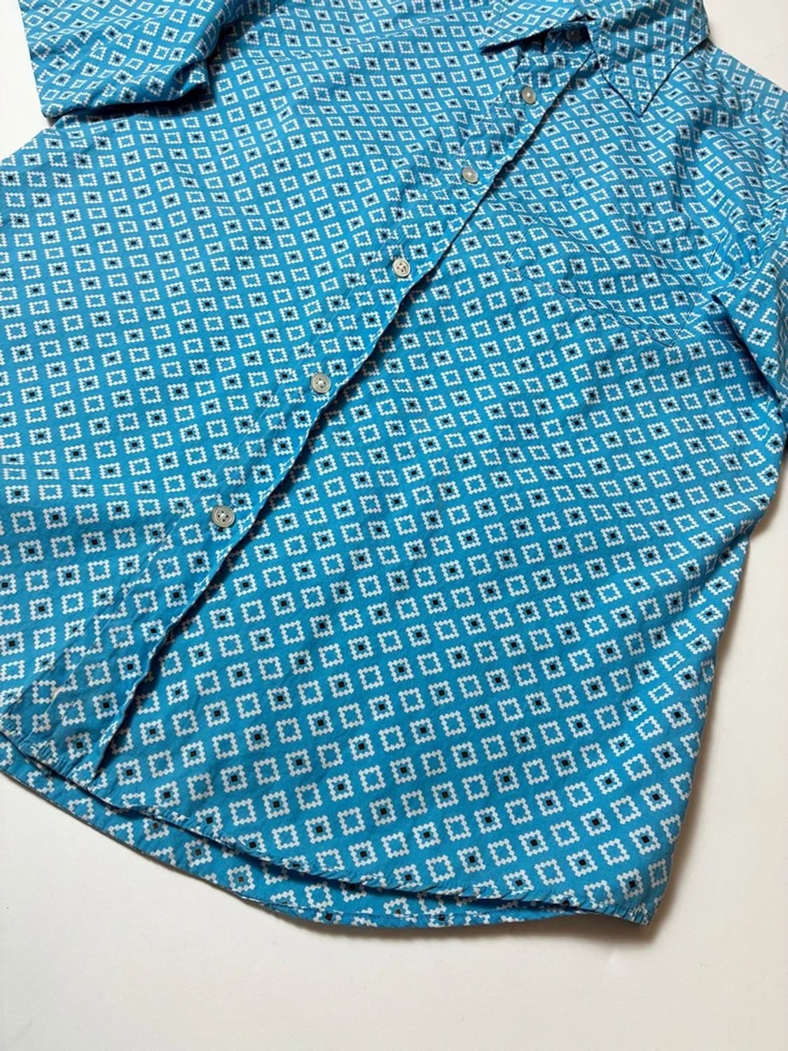 타케오 키쿠치 00's 재팬 에스닉 패턴 반팔 셔츠 PN8859 상품이미지3