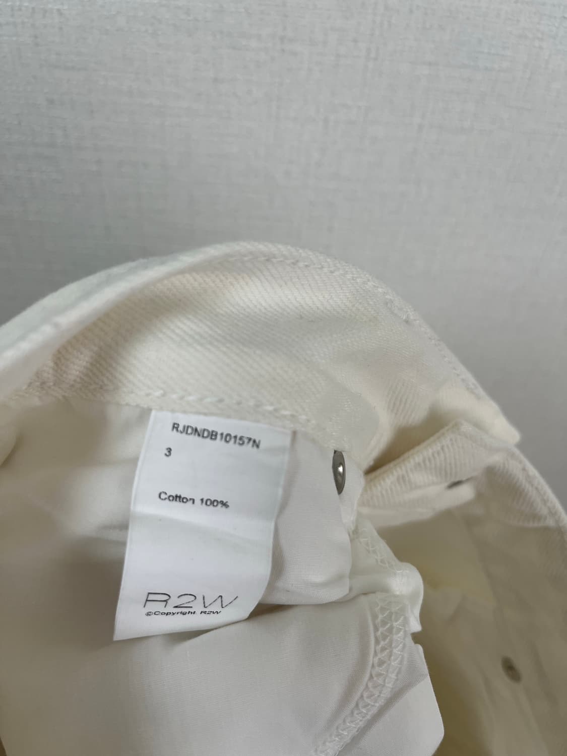 R2W 알투더블유 와이드데님 ivory(3사이즈) 상품이미지5