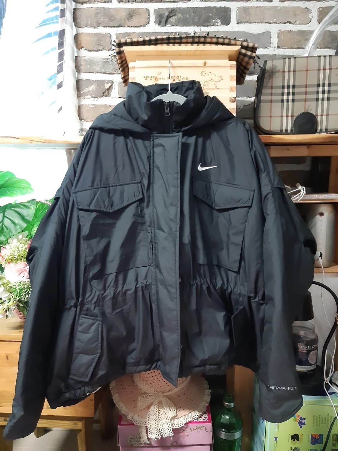 나이키 후드 패딩 자켓 새상품급! 상품이미지3