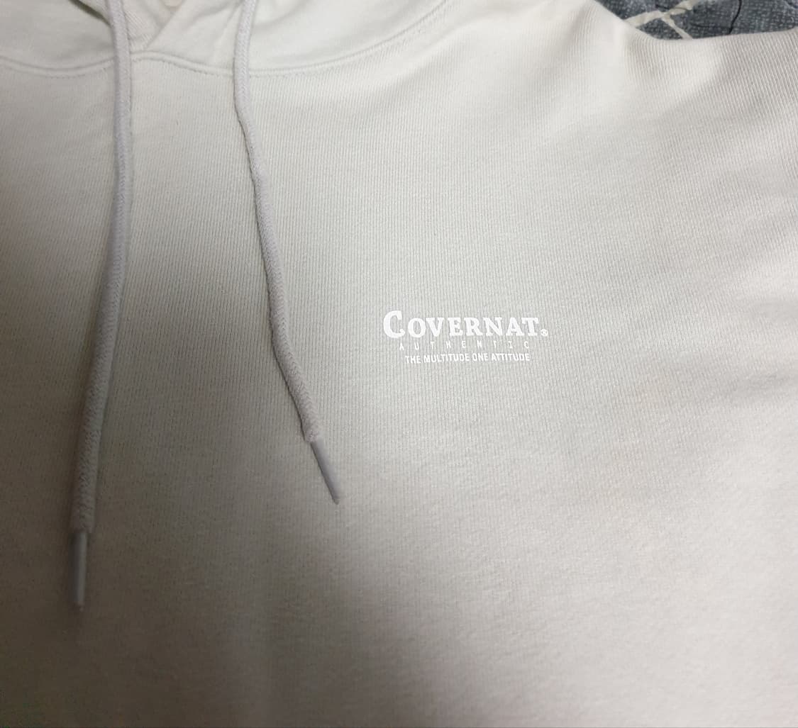 커버낫 오버핏 어센틱 혜비 코튼 후드티 (M) 상품이미지2