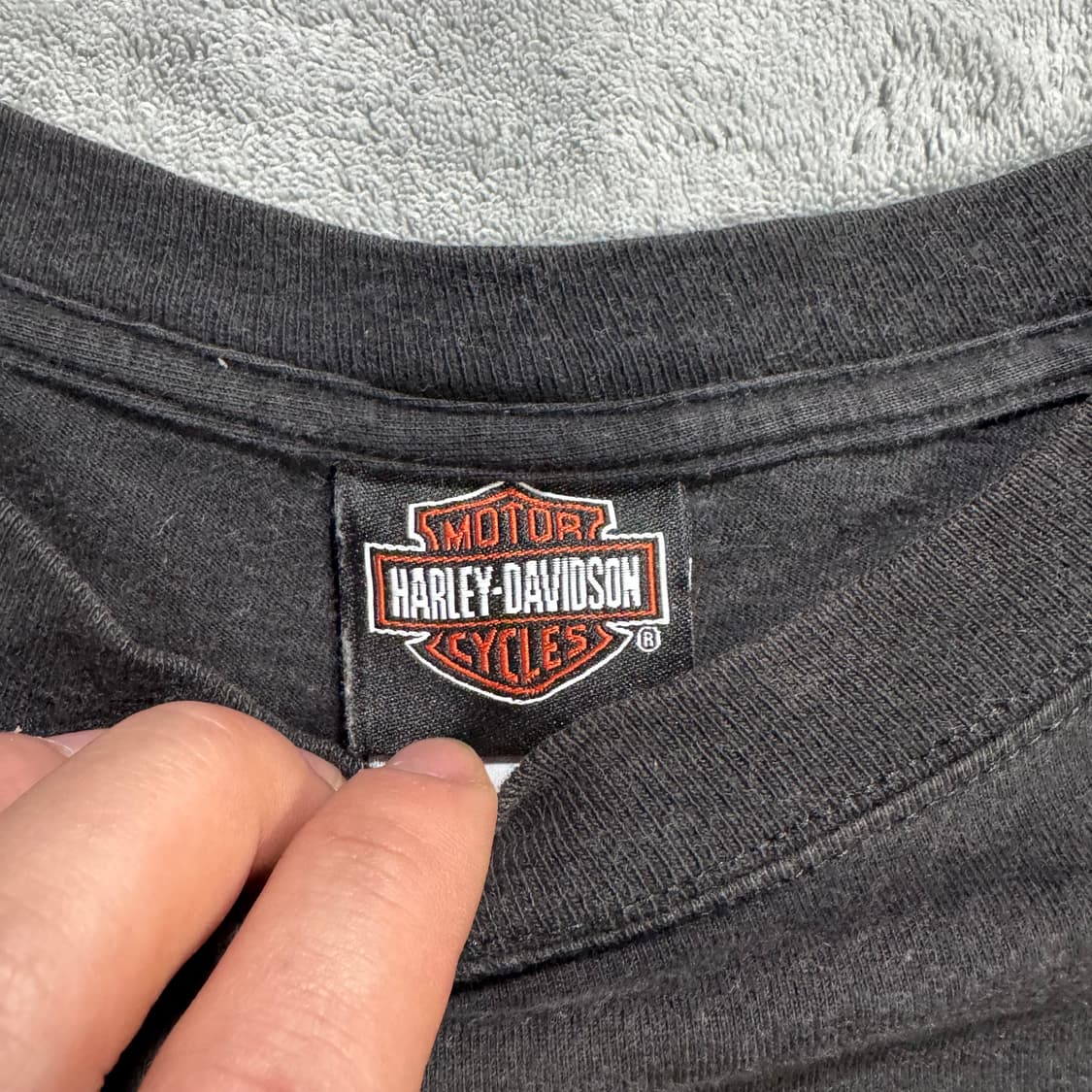 할리데이비슨 알레스카 앞뒤 프린팅 반팔 티셔츠 상품이미지5