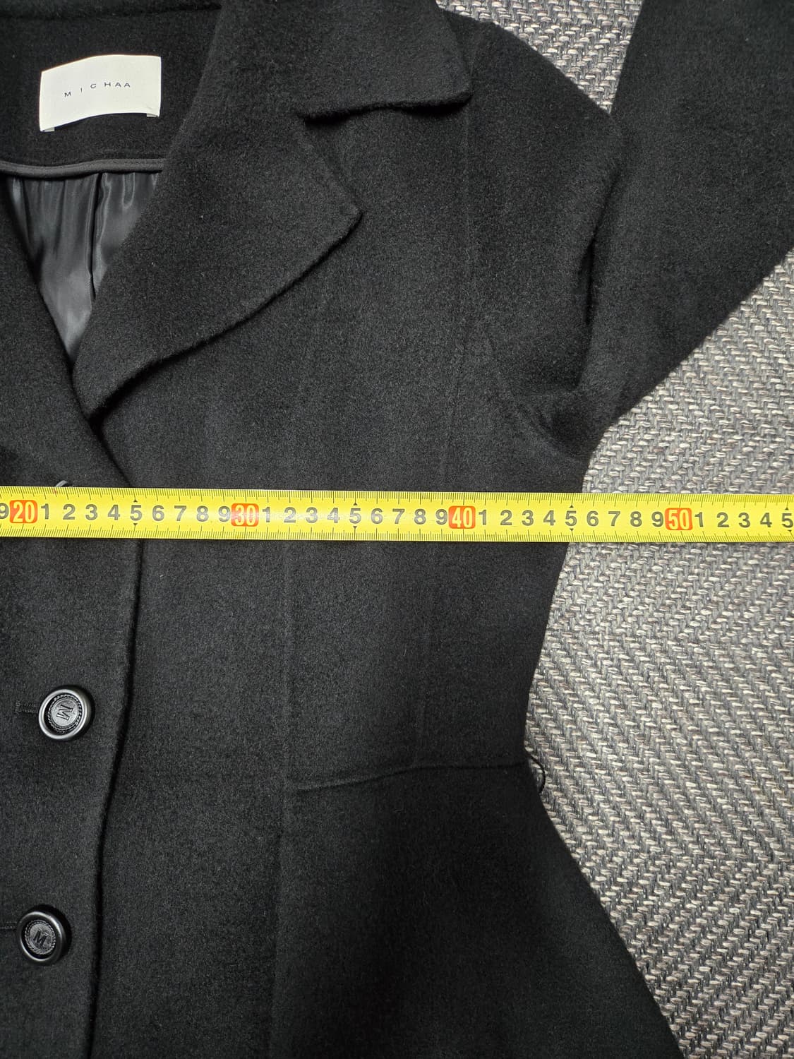 미샤 MICHAA 모52% 캐시미어48% 자켓 상품이미지7