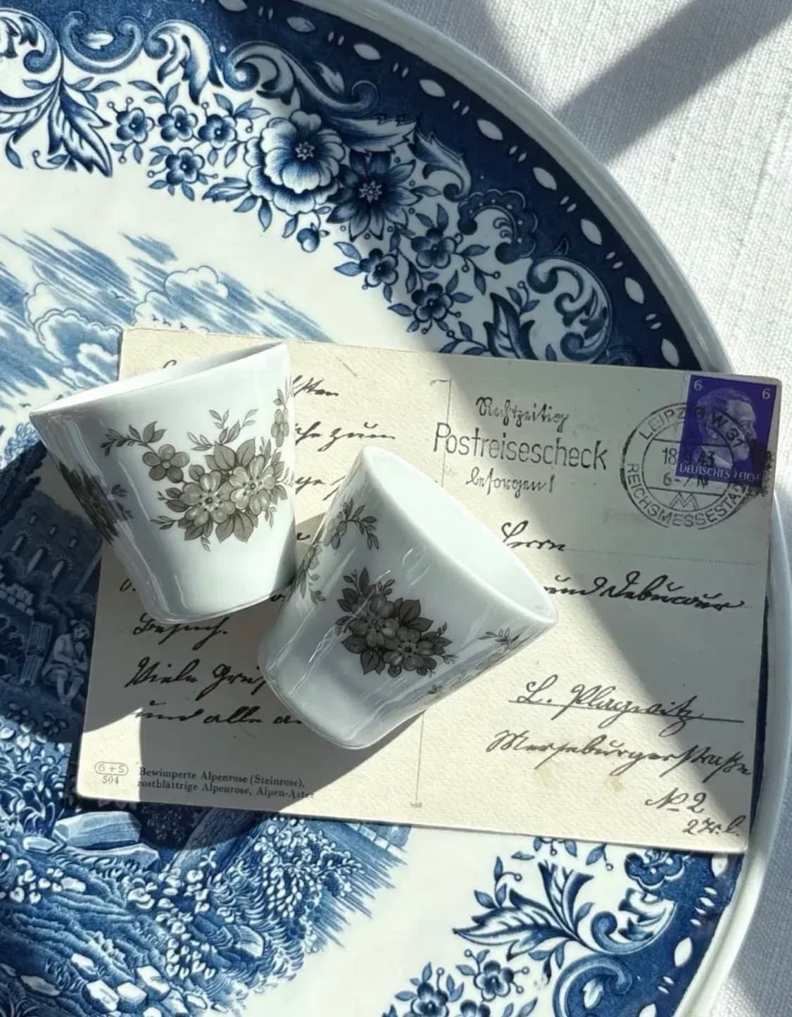 독일 빈티지 젤트만바이덴  바바리아 바로크 에그컵 상품이미지1