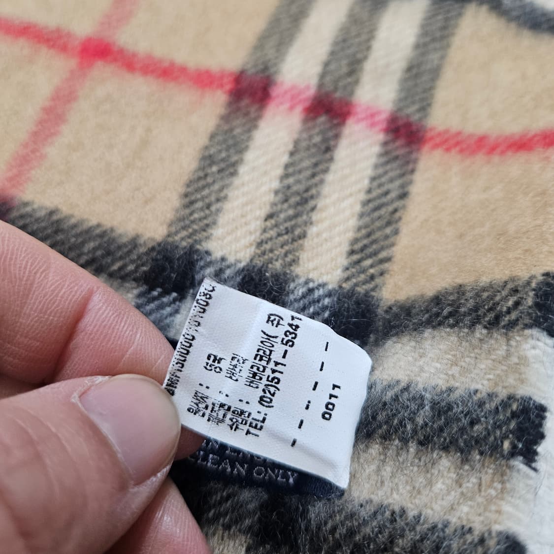 버버리 캐시미어 머플러 국택 상품이미지3