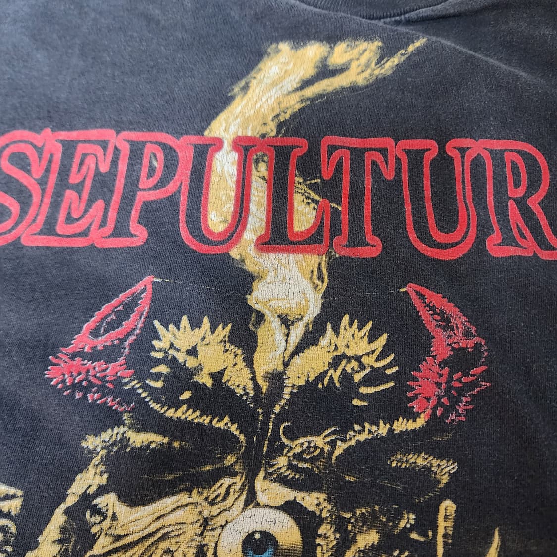 [L] 90s 세풀투라 Sepultura 빈티지 밴드티 상품이미지3