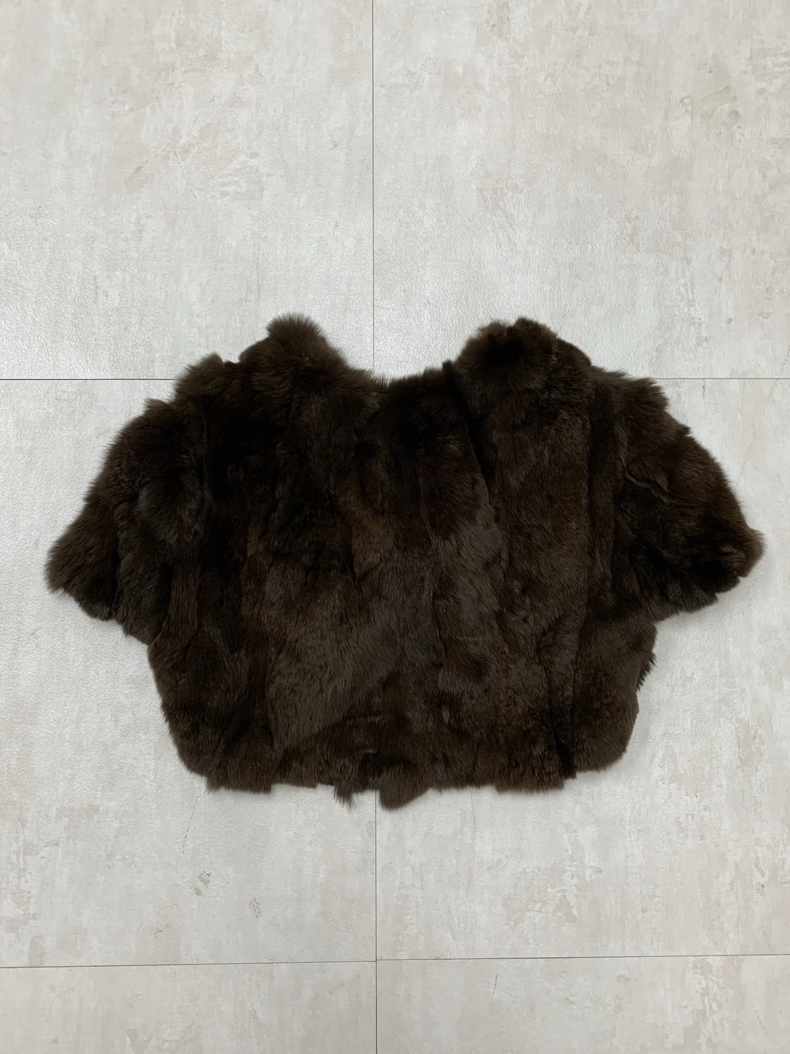 갸루 브라운 퍼 베스트 #03 상품이미지3