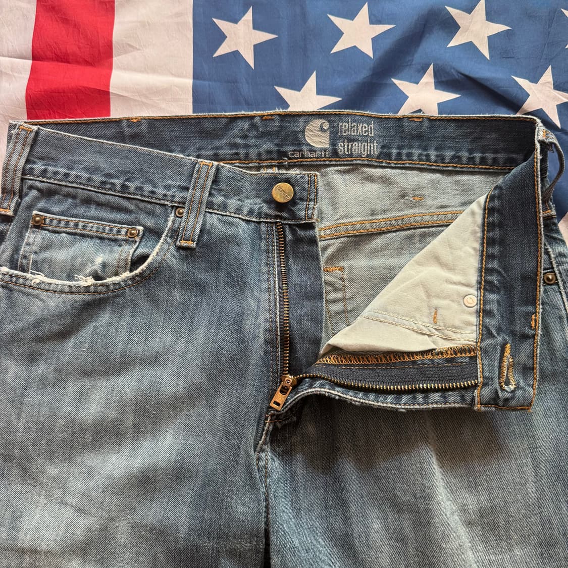 [32] [Carhartt] 칼하트 B320 릴렉스핏 데님 청바지 상품이미지4